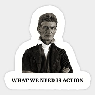 John Brown Abolitionist USA History Teacher Civil War Sticker